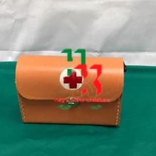 [Hàng Việt Nam]Túi Cứu Thương Y Tế Chữ Thập Nhỏ 23X12X8 - Màu Da Bò