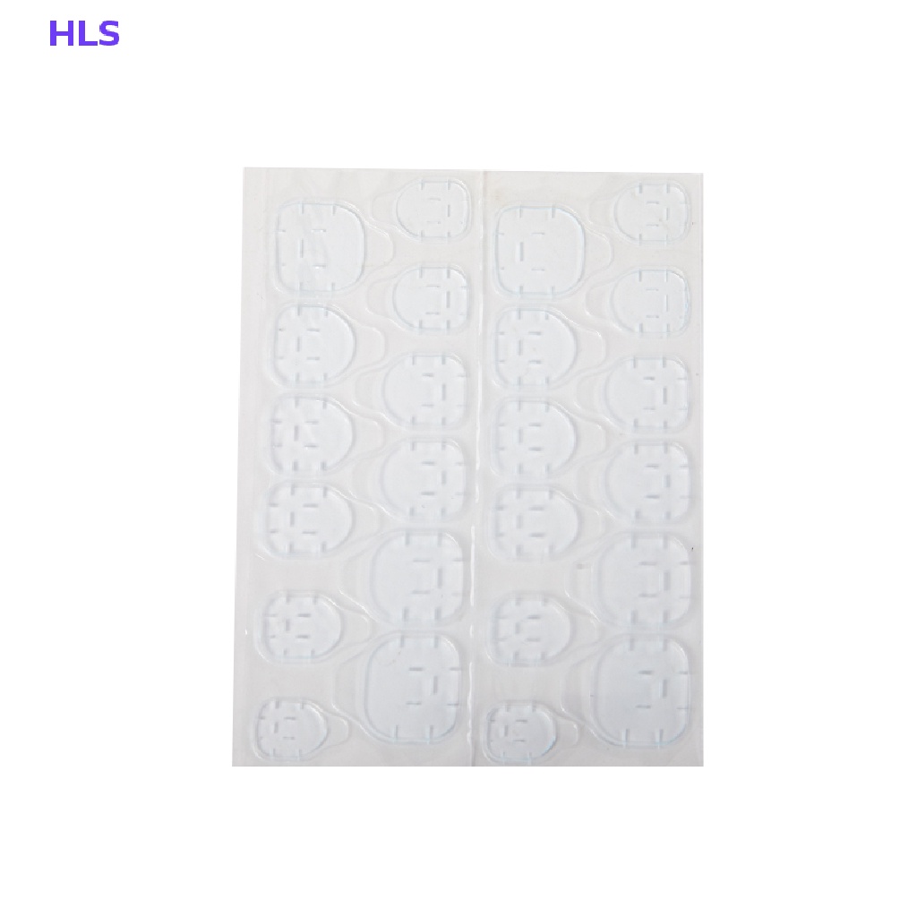 Set 1 / 10 Miếng Dán Nối Dài Móng Hai Mặt Trong Suốt Tự Dính