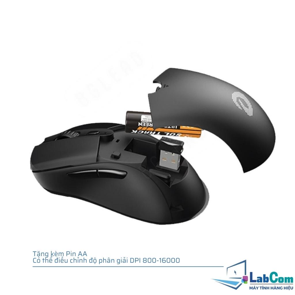 Chuột máy tính không dây DAREU A918 Wireless 2.4gHz | Điều chỉnh DPI 800-16000 | Tặng kèm Pin | Receiver Nano siêu khỏe