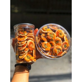 Bánh đồng tiền mix hạt ngũ cốc _ Lon pet 350g