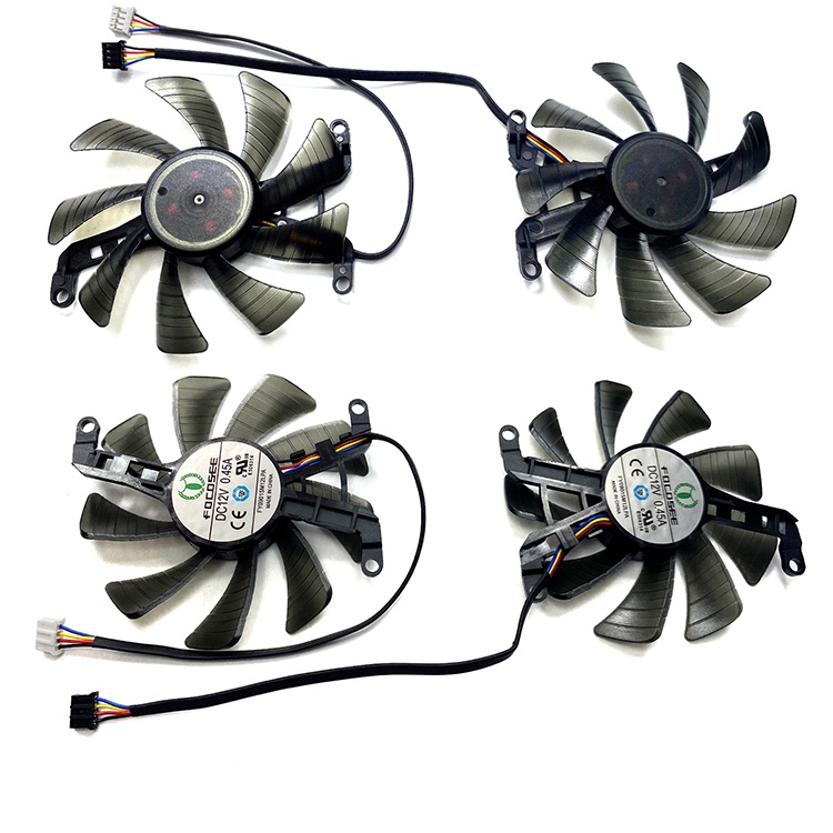Quạt thay thế làm mát thẻ đồ họa cho PALIT RTX3050 3060 3060ti 8GB Dual OC pxb3