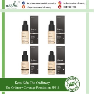[TOP 1 UY TÍN] Kem Nền The Ordinary Coverage Foundation SPF15 (che phủ cao)