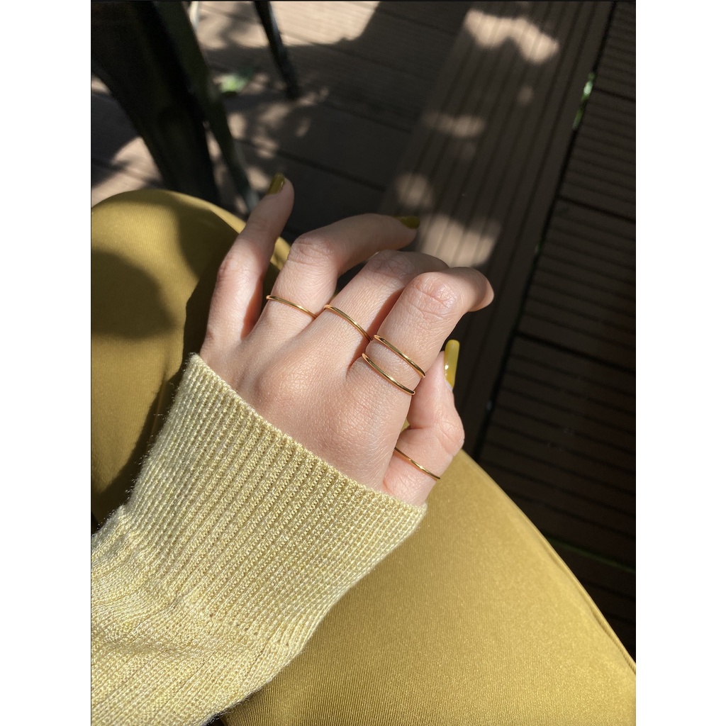 Nhẫn trơn | ONCEAGAIN.ACCESSORIES |