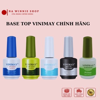 Bộ vinimay: top, base, cứng móng, top lỳ, cường lực, khử dầu, gel giọt sương, gel loang, ...