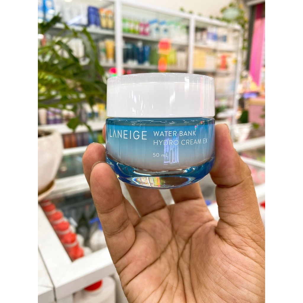 Kem Dưỡng Ẩm Cấp Nước Cho Da Dầu Da Hỗn Hợp Laneige Water Bank Hydro Cream EX Hàn Quốc 50ml