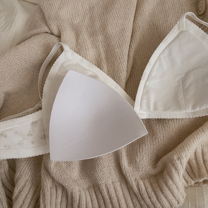 Áo Lót Cúp Ngực Tam Giác Không Gọng Họa Tiết Hoa Thời Trang Quyến Rũ Cho Nữ | BigBuy360 - bigbuy360.vn