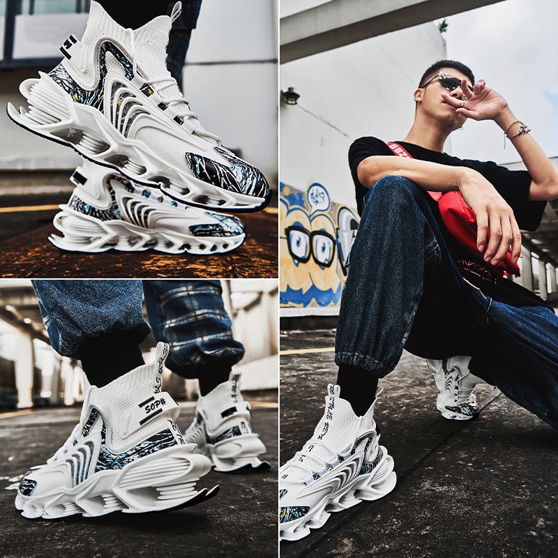 Giày Air Force Thời Trang Châu Âu Cá Tính Cho Nam 1 Giày Thể Thao Cổ Cao Khối Lượng Nhẹ Thoáng Khí Thời Trang Cho Nam