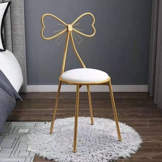 Ghế ngồi bàn trang điểm sang trọng - ghế nơ, đôn bàn makeup cao cấp