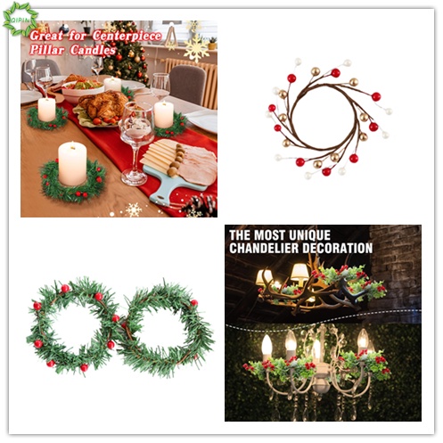 Set 3 Cây Nến Giả Màu Đỏ Dùng Trang Trí Giáng Sinh DIY