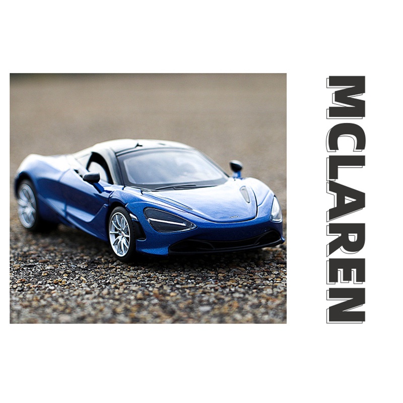 Mô Hình Xe Hơi Thể Thao McLaren 720S Bằng Hợp Kim Tỉ Lệ 1: 32