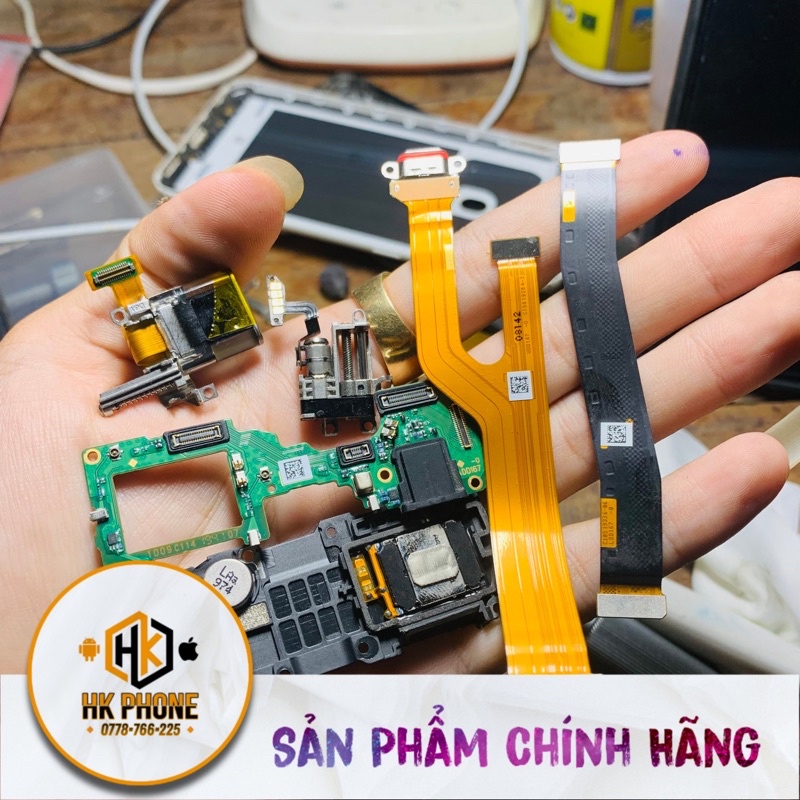 (Oppo Reno 2F) Linh kiện bóc máy,cáp chân sạc,cáp nối main,main phụ,loa ngoài,camera trước,motor...linh kiện rin bóc máy