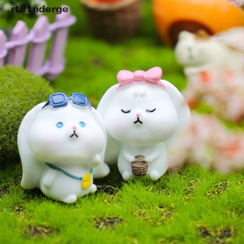 1 Tượng Thỏ Con Mini Trang Trí Đáng Yêu