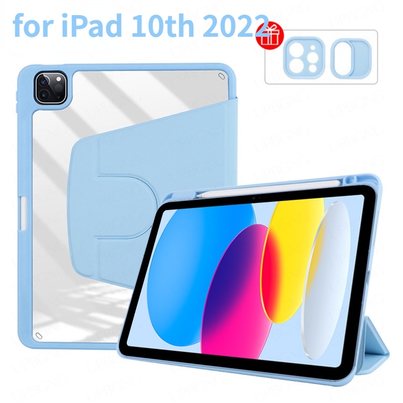 Bao Da Máy Tính Bảng Có Giá Đỡ Xoay 360 Độ Cho iPad 10th 2022 Air 5th 4th Gen 10.9 iPad 8th 9th Gen Pro 11 2022