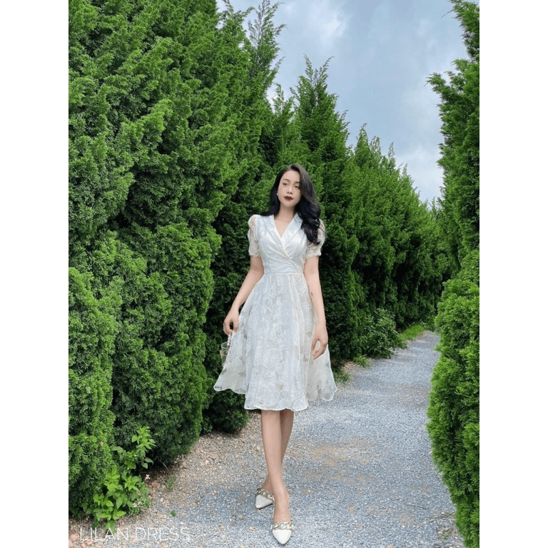 ĐẦM LEN REN ĐẦM TRẮNG ĐƠN GIẢN NHƯNG ĐẦY NÉT CUỐN HÚT RIÊNG UP shop valentina