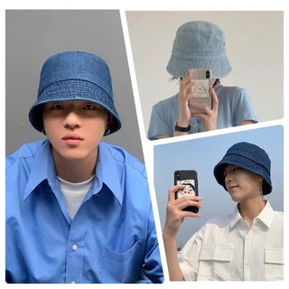 Nón bucket jean trơn, nón vành (mũ)