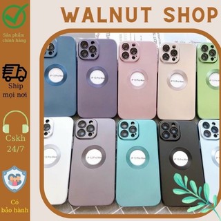Ốp silicon đồng màu khoét táo nhám iphone (xanh dương, xanh seria, xanh lá)