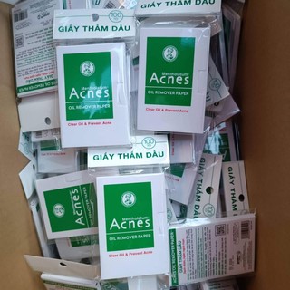 Giấy thấm dầu acnes 100 tờ