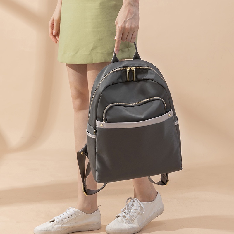 Balo Vải Oxford Đựng Laptop 14 Inch Thời Trang Cho Nữ