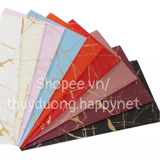 Giấy gói hoa hoạ tiết vân đá