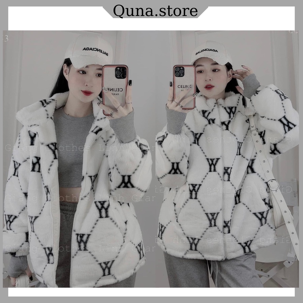 Áo khoác lông cừu YY trần trám hàng QC AKL02