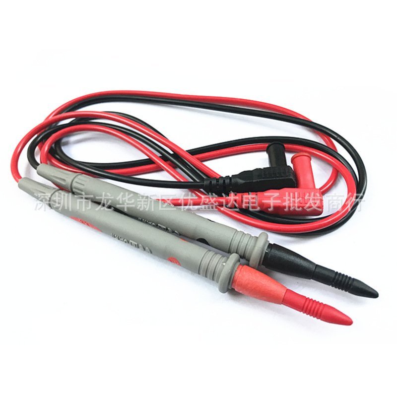 Dây đo đồng hồ vạn năng 1000v 20a mũi nhọn.dây dài, vỏ cao su dẻo (Hàng loại 1)