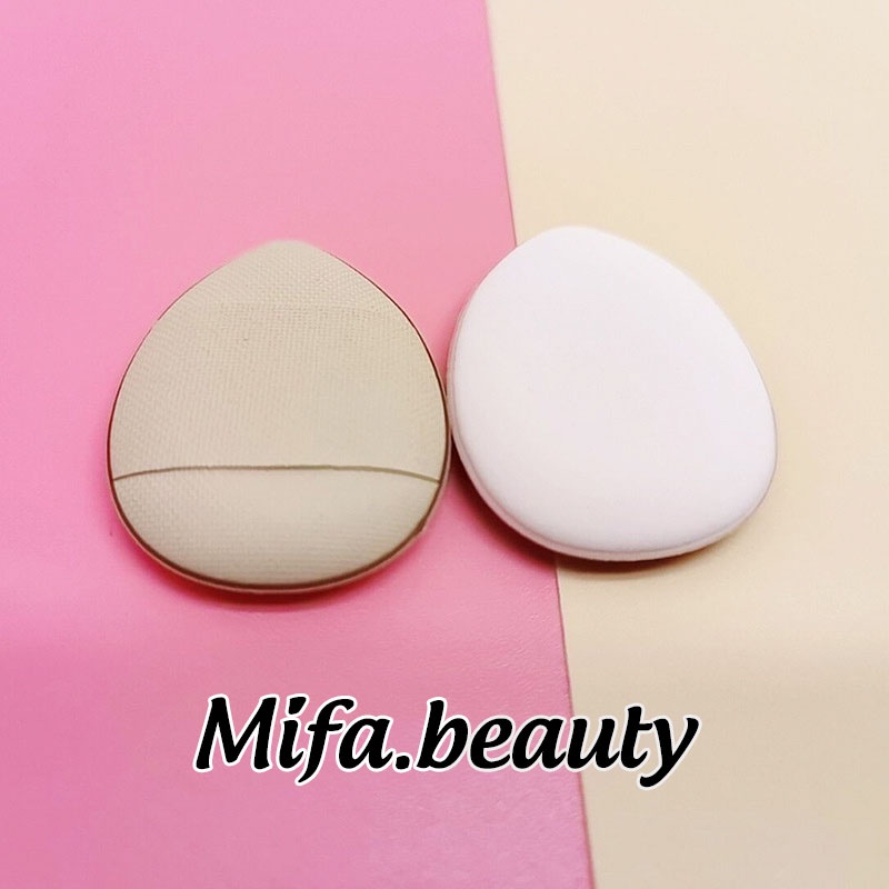 Set 2 Mút Tán Mini Cao Cấp Gecomo Tán Kem Nền Cushion Kem Che Khuyết Điểm