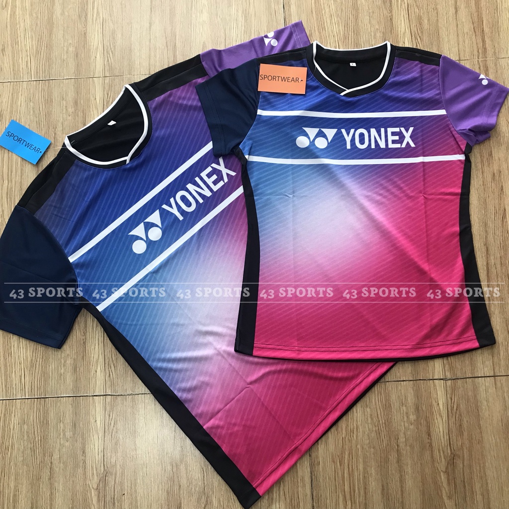 ÁO THỂ THAO YONEX NAM NỮ AC66, ÁO CẦU LÔNG YONEX NAM NỮ AC66