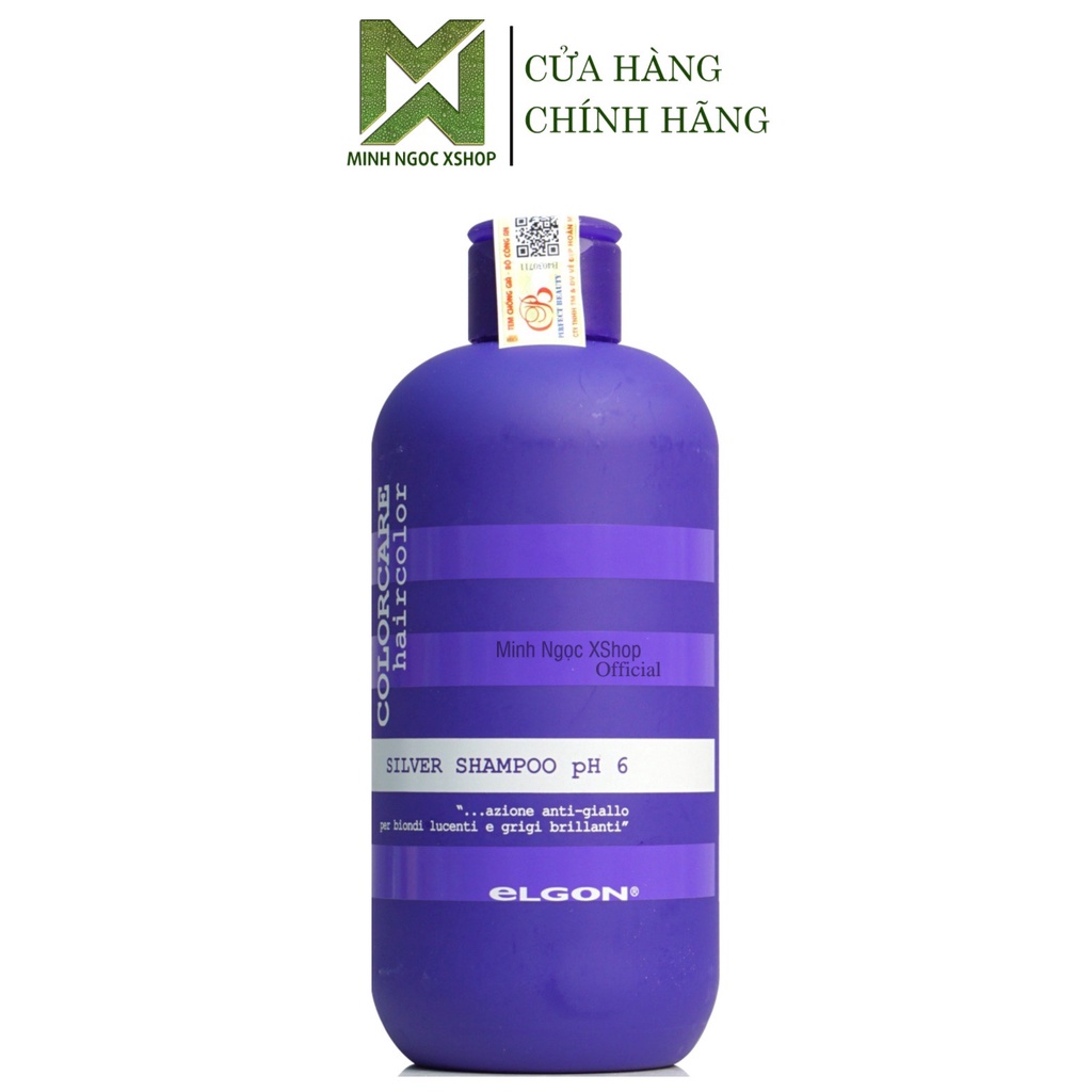 Dầu gội tím khử vàng Elgon Silver Colorcare 10ML - 100ML - 300ML