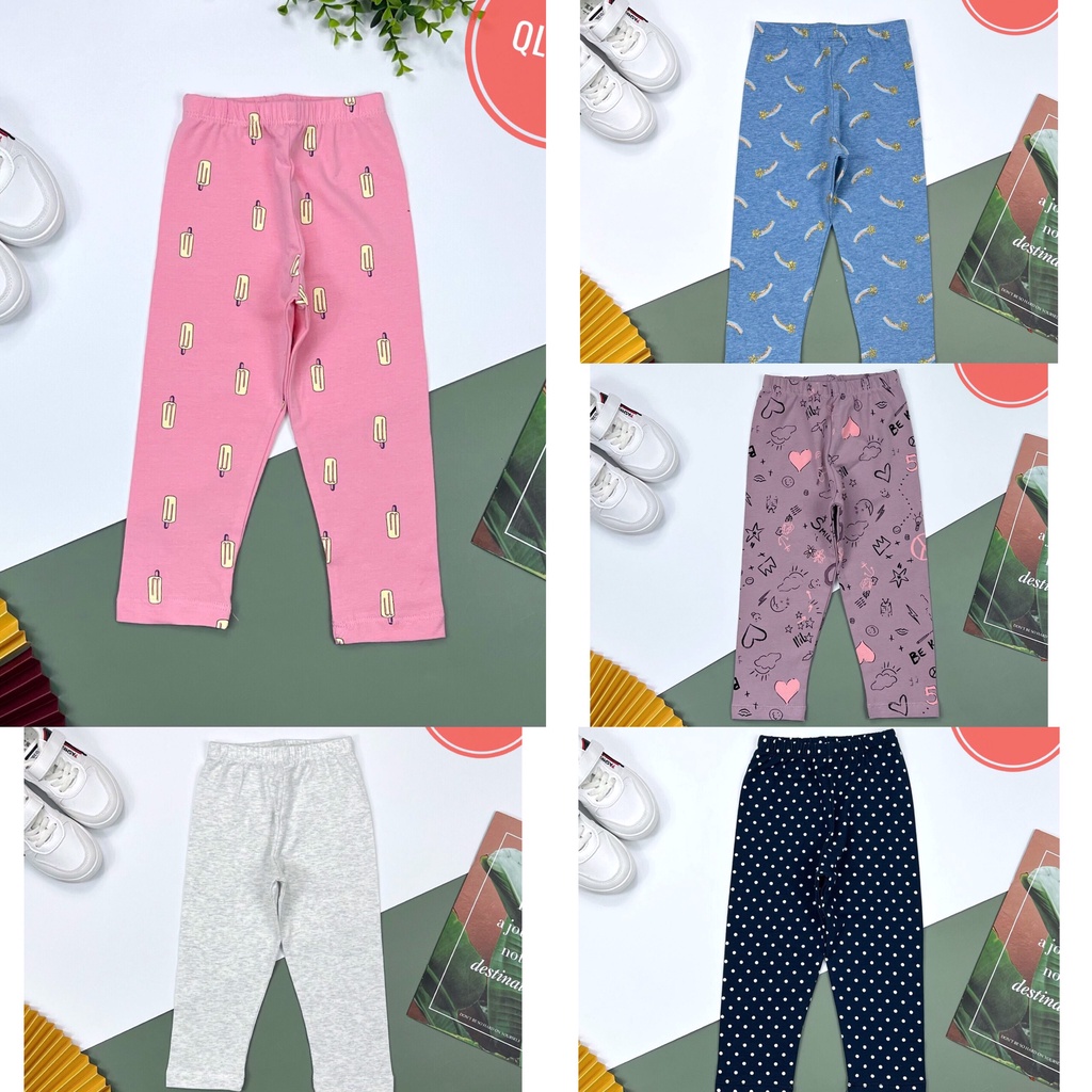 quần legging thu đông BG có size từ 1 đến 8