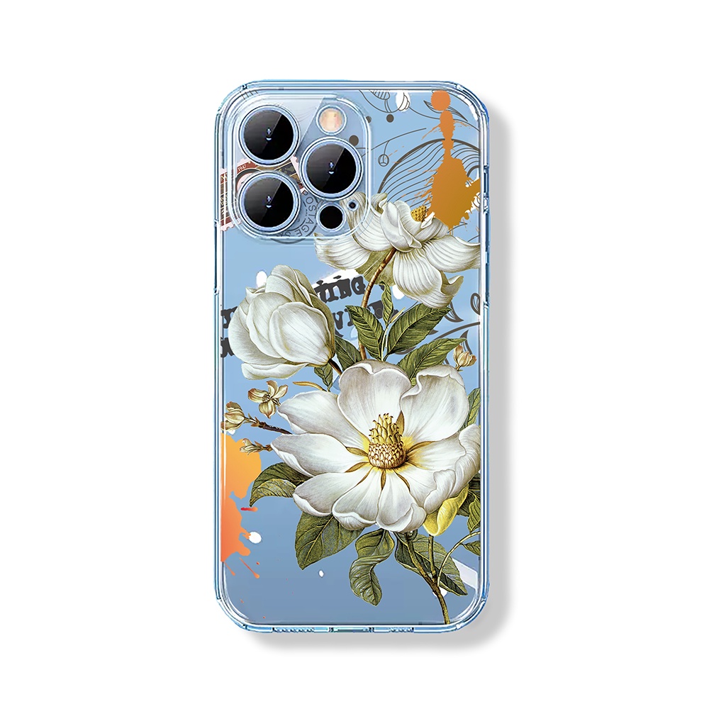 Ốp lưng iphone Hoa hồng và Hoa trà mẫu đang hot 2020 ốp lưng iphone 6 6s 7 8 plus x xr xs max 11 pro max a37 &amp; a01a