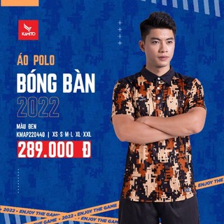 Áo Polo thể thao Kamito phối màu hiện đại