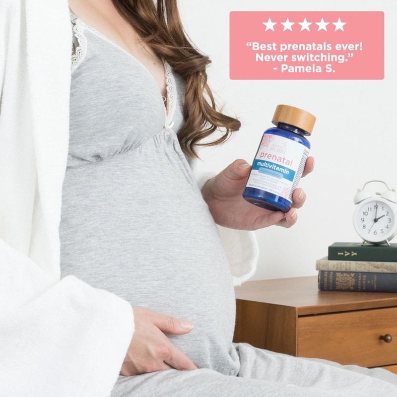 Viên multivitamin và bổ sung lợi khuẩn cho mẹ bầu Mommy's Bliss