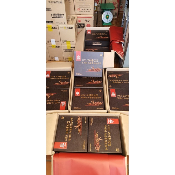 Cao Hồng Sâm Nhung Hươu Hàn Quốc, Hộp 2 Lọ x 250gr