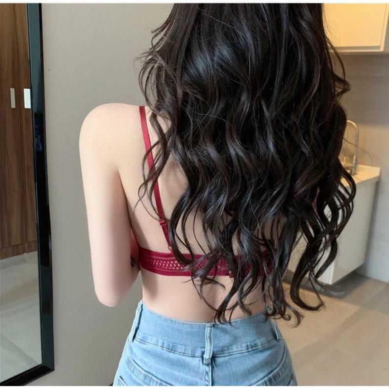 Áo Bra Ren Hoa Mini Mút Mỏng Cài Sau Siêu Xinh 7338