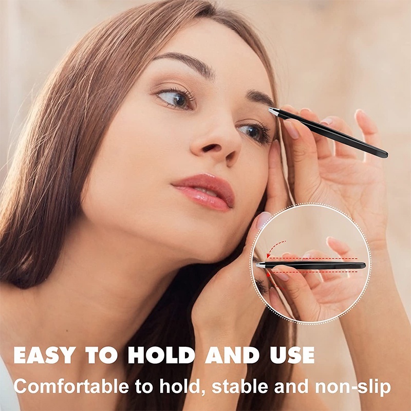 1 Nhíp Tỉa Lông Mày / Lông Mày Chuyên Nghiệp Bằng Thép Không Gỉ