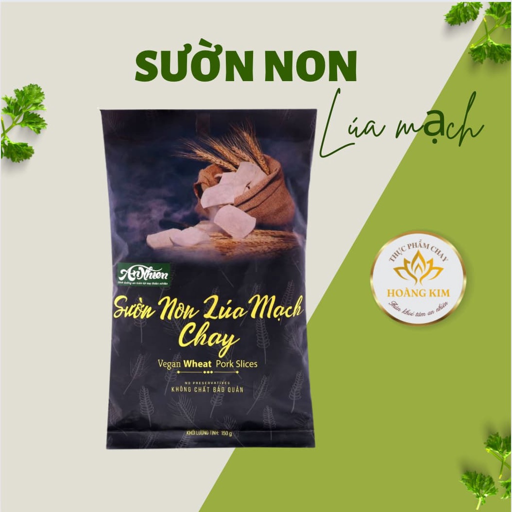 Sườn non lúa mạch chay, thực phẩm chay An Nhiên