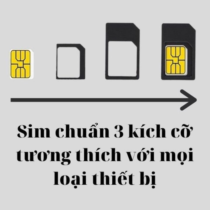 Sim 4G Vinaphone D159V - 6G/ngày, 200p ngoại mạng; miễn phí nội mạng