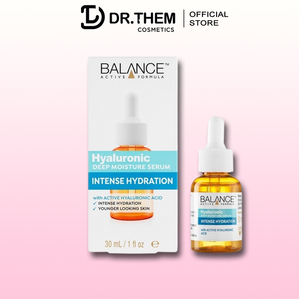 Serum Cấp Nước Dưỡng Ẩm Balance Active Formula Hyaluronic Deep Moisturizing 30ml - Hạn Chế Tiết Dầu