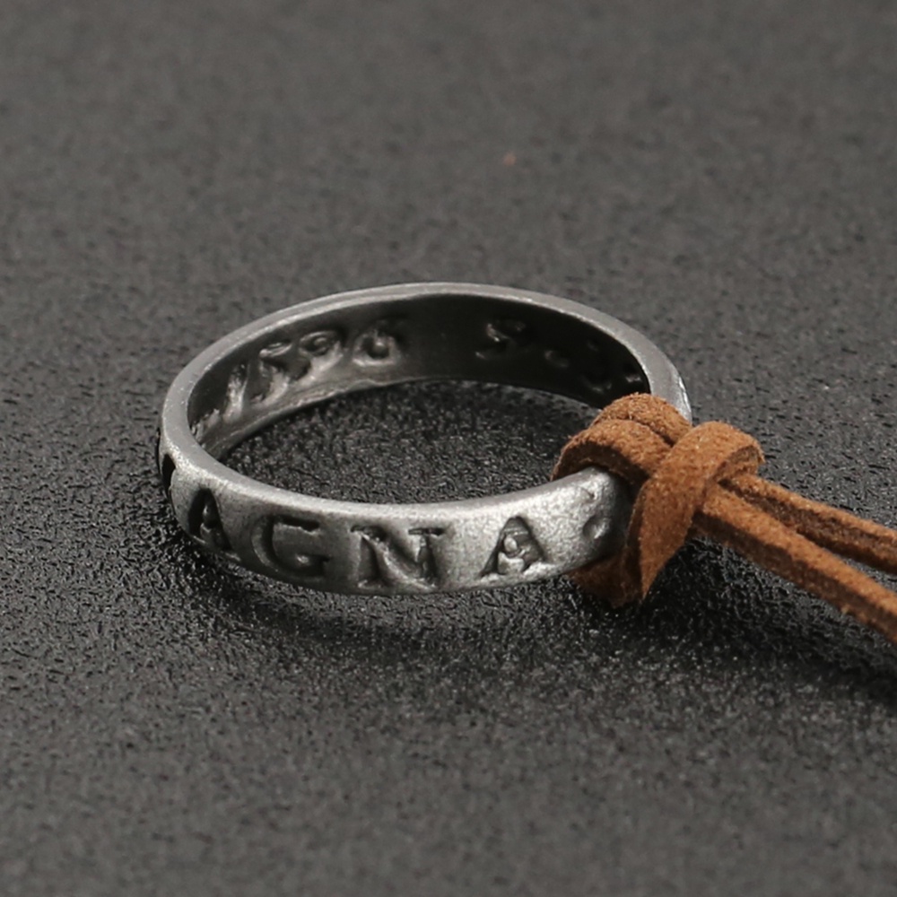 Set 4 Vòng cổ Mặt Nhẫn In Hình Phim Game Uncharted Phong Cách Vintage