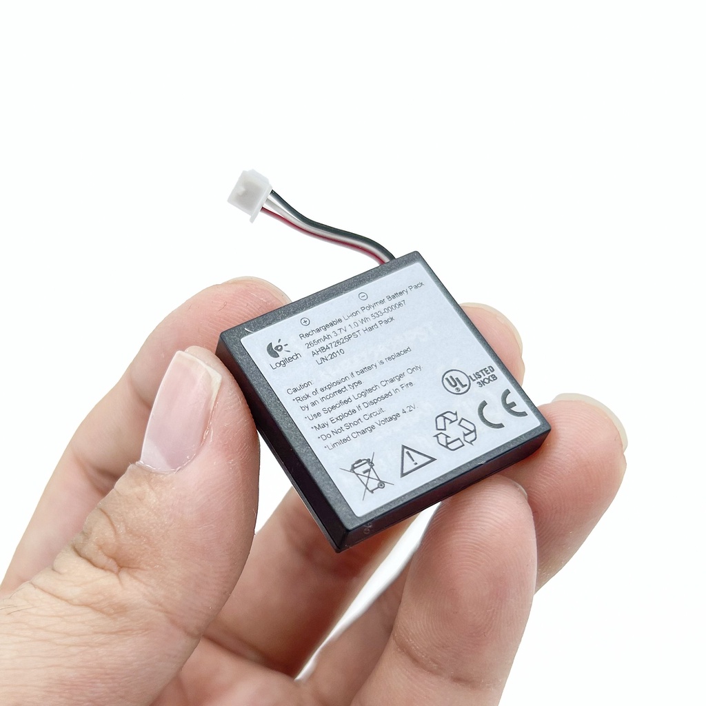 Pin Lipo 3.7V 265mAh AHB472625PST Hard Pack Pin Sạc Cho headphone Bluetooth Logitech H800