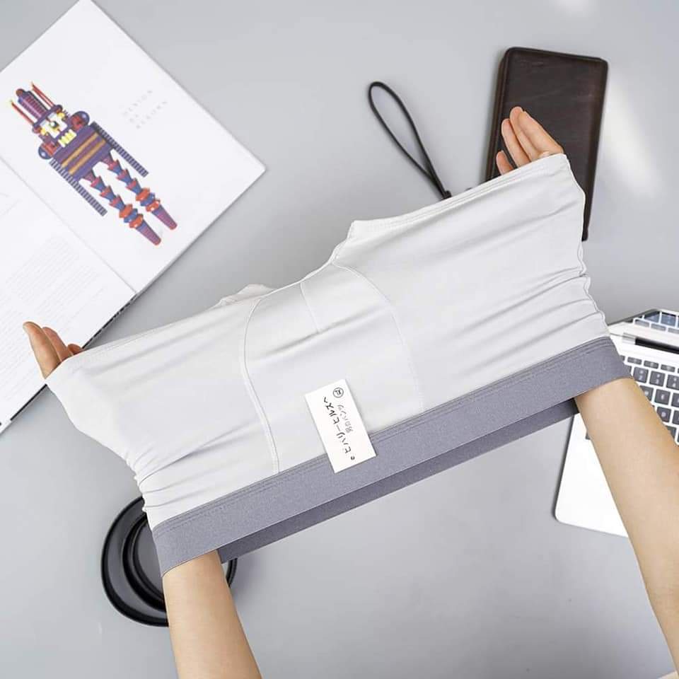 [ Free Ship ] Combo 4 Quần sịp quần lót nam thun lạnh cao cấp siêu nhẹ tặng kèm tất chân - Tomhoway