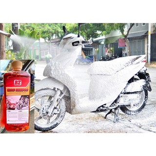 Dung dịch Xà phòng rửa xe bọt tuyết BZ bóng loáng đậm đặc 1 lít