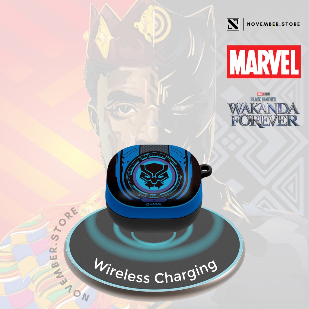 Ốp case cho Galaxy Buds2 Pro / Buds Pro / Buds 2 / Buds Live - Marvel Series - Tặng kèm móc khóa - Made in Korea