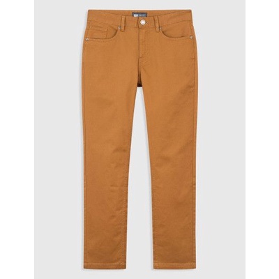 Quần kaki jean Cani.fa nút kim loại túi tròn dáng slimfit