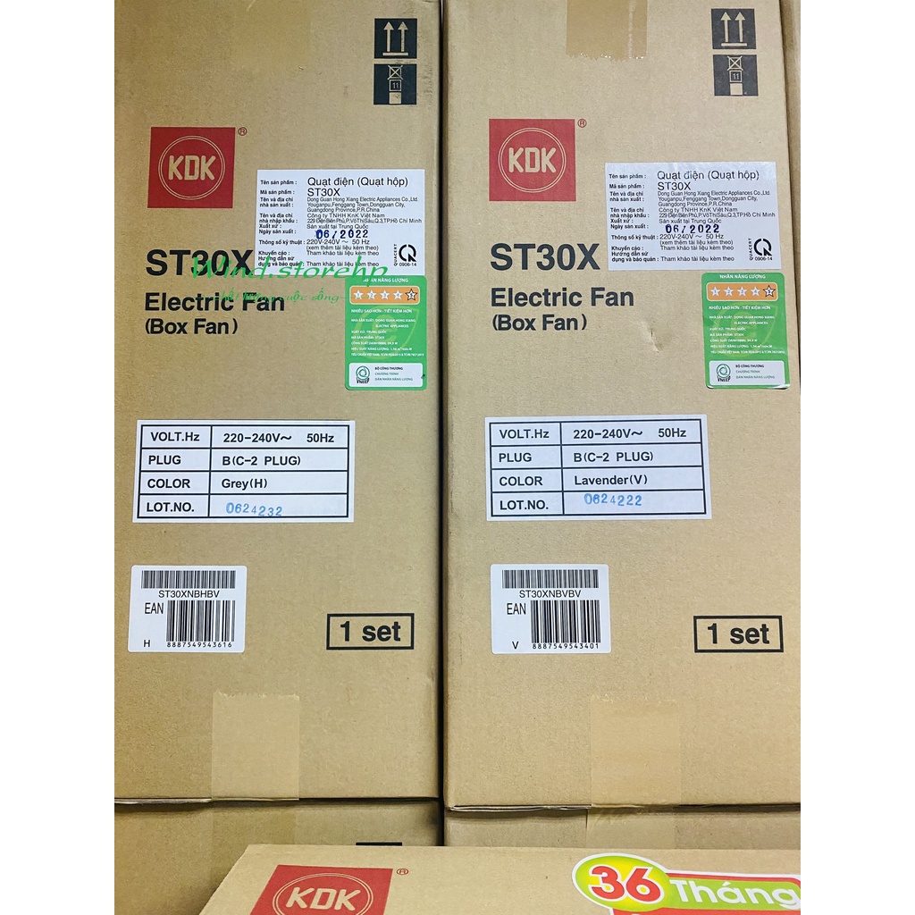 Quạt Hộp KDK ST30X - Xám Bạc - Hàng Chính Hãng