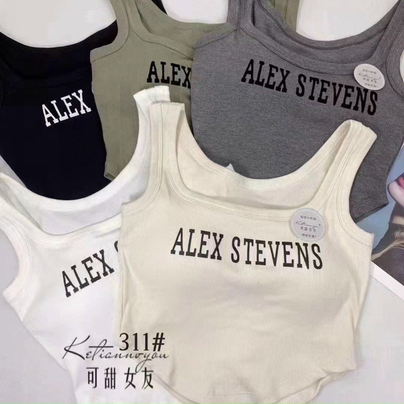 ♥️ Shop Uy Tín ♥️Áo Bra croptop chất cotton in chữ năng động. Áo croptop nữ Alex