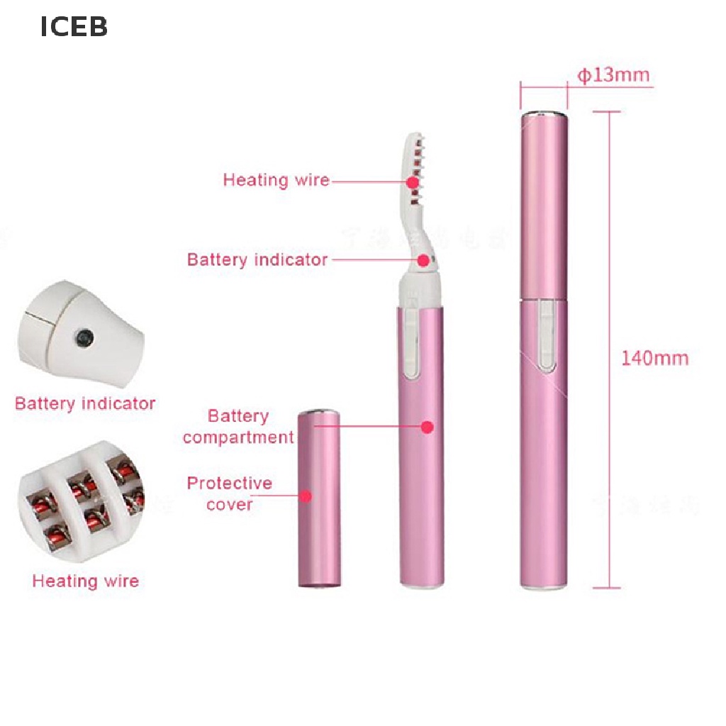 Máy Uốn Cong Lông Mi Bằng Nhiệt Chạy Điện Có Thể Sạc Lại Nhanh Chóng Heag my