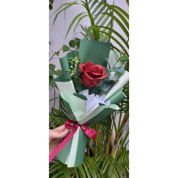 Hoa nhũ  kim tuyến 1 bông