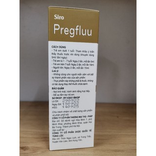 Pregfluu - Siro ho trẻ em