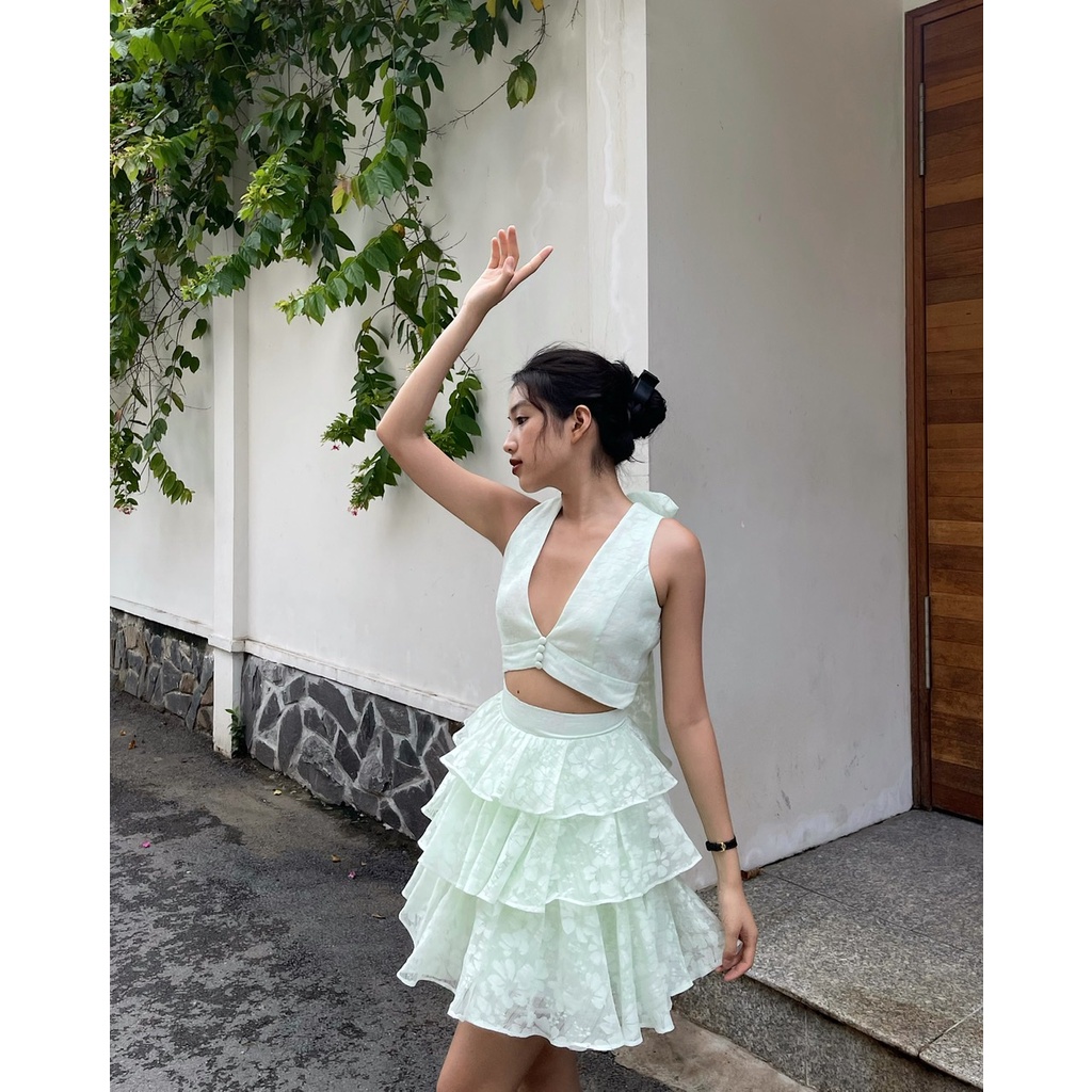 Ollie Dress. Váy bánh bèo nữ tính